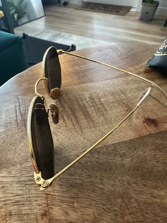 Ray Ban Titanium Polarized Hexagonal Sunglasses RB8148 921658 51-21 - Picture 5 of 10